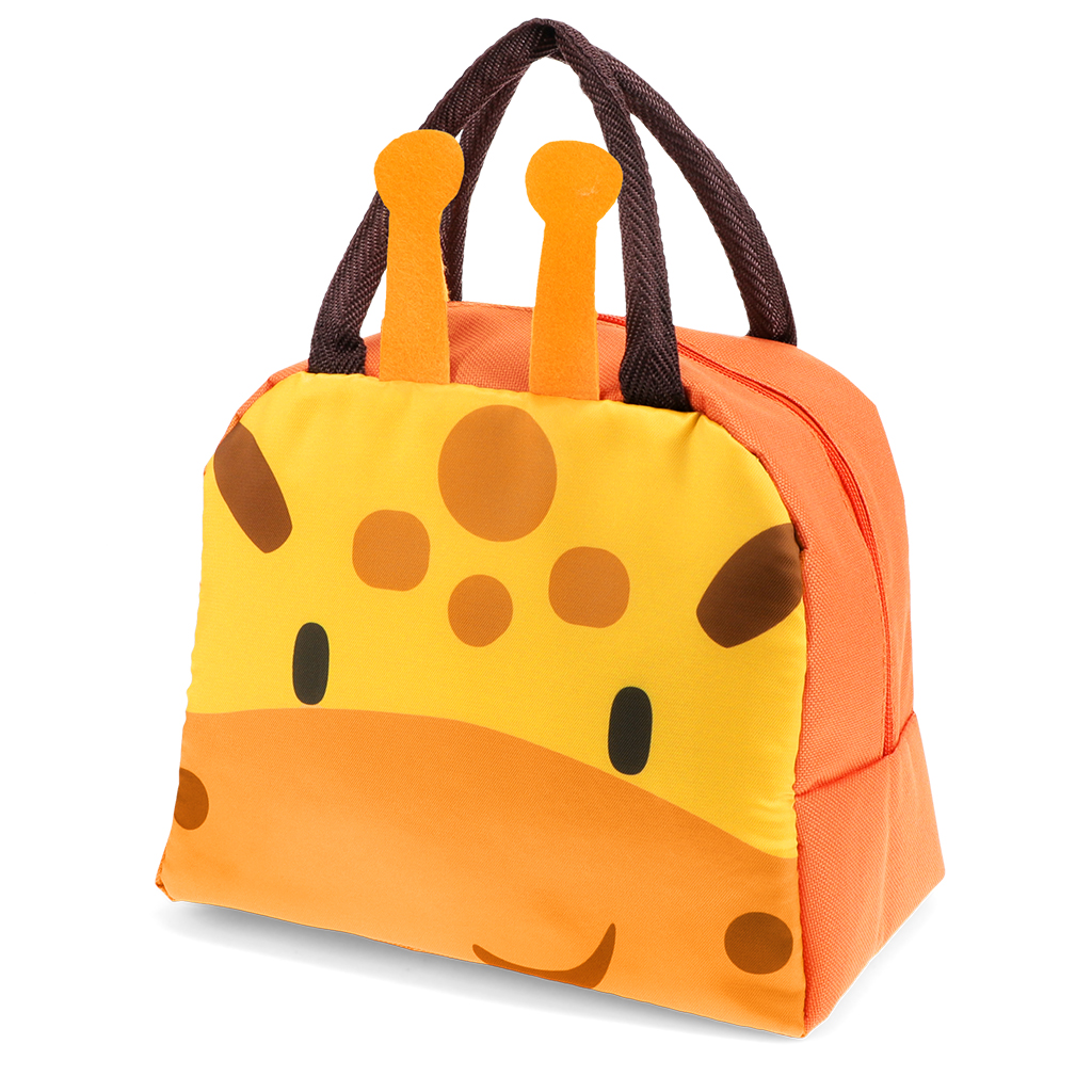 children's insulated lunch bag - giraffe
