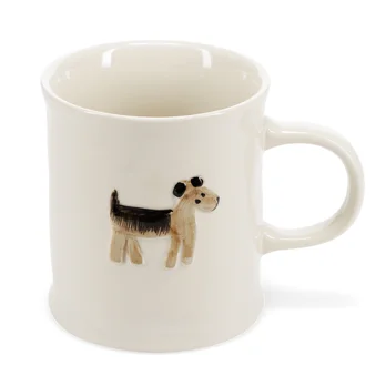 tasse en grès 400 ml - chien tasse en grès 400 ml - chien