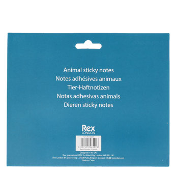 sticky notes (set of 6) - animals