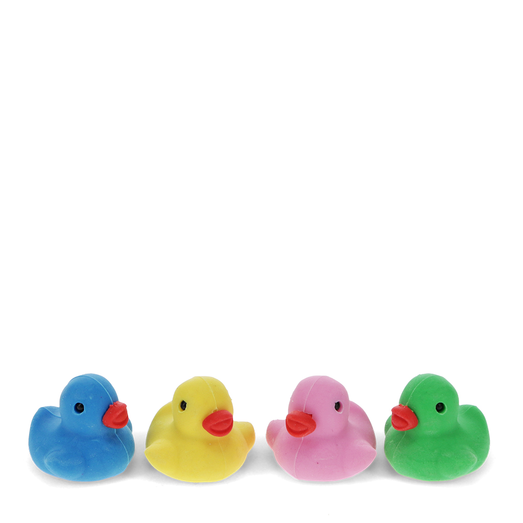 erasers (set of 4) - ducks
