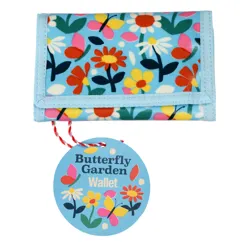 children's wallet - butterfly garden