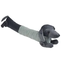 sausage dog draught excluder - green