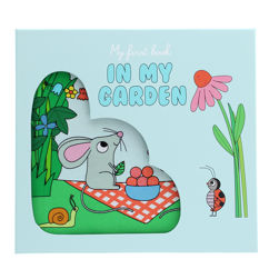 babybuch aus stoff – in my garden