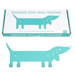 metal wall hanger - sausage dog