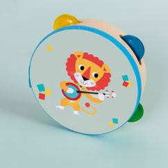 children's tambourine - animal band