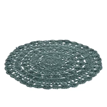 set de table au crochet - sarcelle set de table au crochet - sarcelle