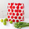 shopping bag - red on white spotlight
