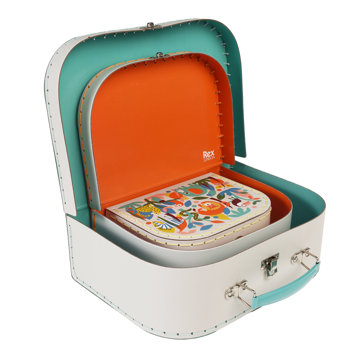 storage cases (set of 3) - wild wonders