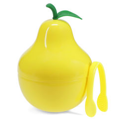 eiskübel in obstform mit deckel und zange – birne