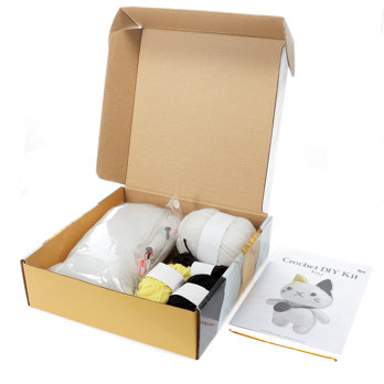 make your own crochet animal kit - cat