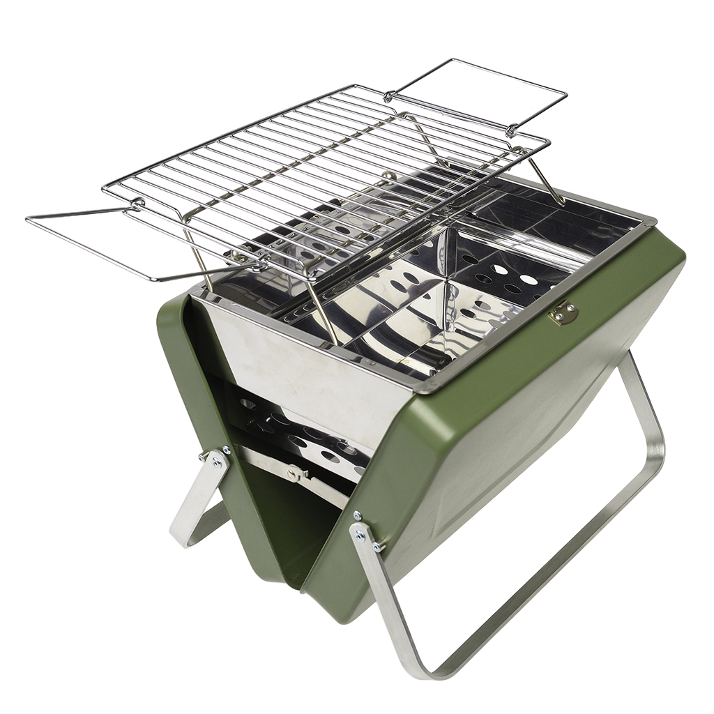 valise portable barbecue - vert foncé