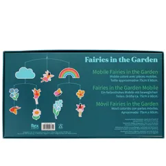 decoración móvil colgante - fairies in the garden