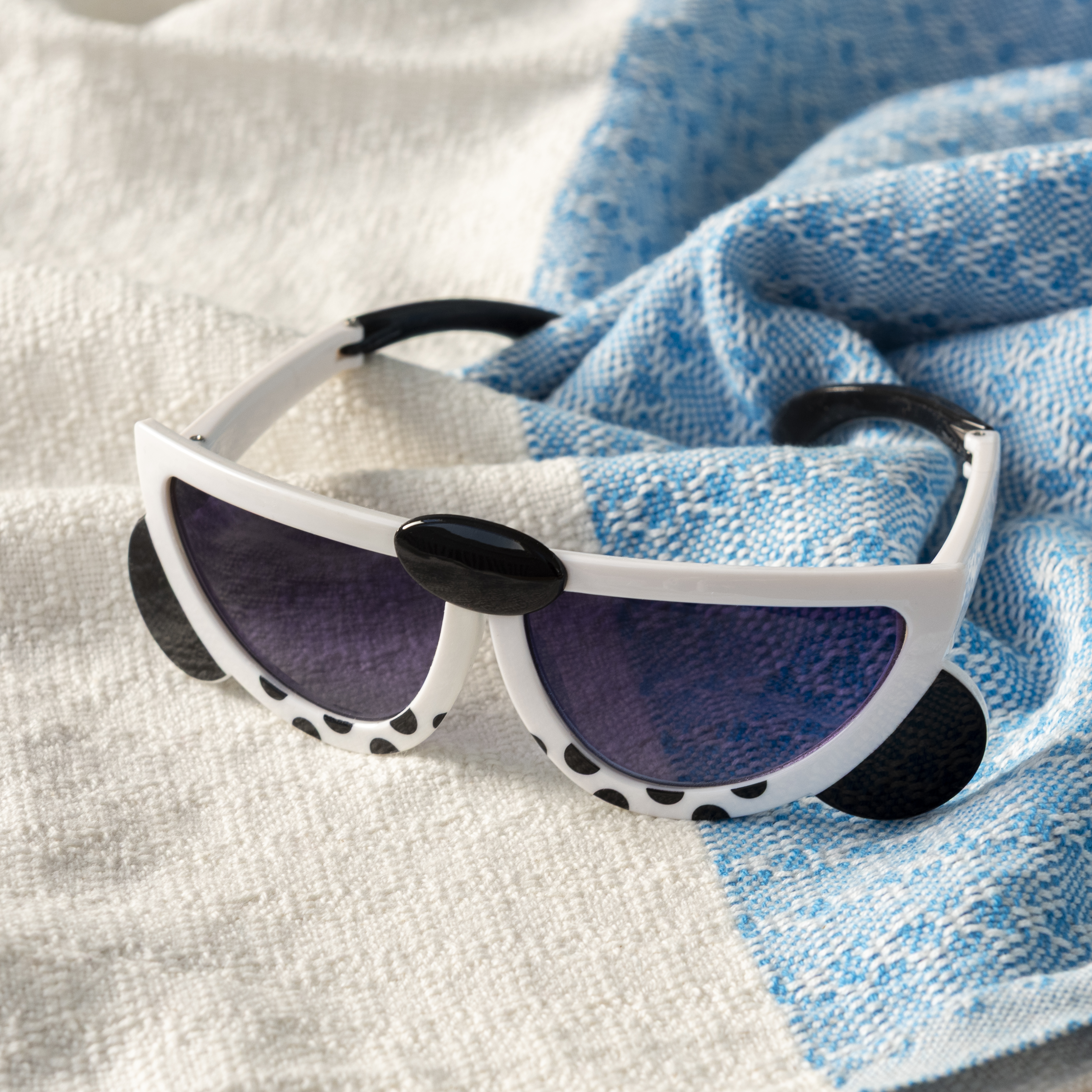 children's foldable sunglasses - snow leopard