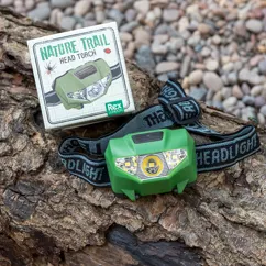 childrens led head torch - nature trail childrens led head torch - nature trail