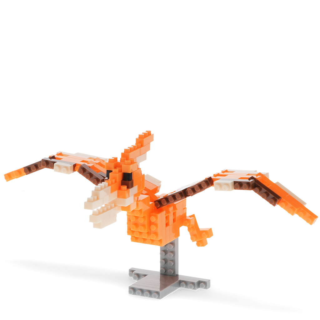 build your own dinosaur model brick kit - pterodactyl