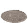 crochet placemat - grey
