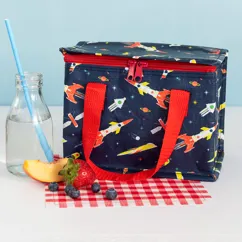 insulated lunch bag - space age rocket insulated lunch bag - space age rocket