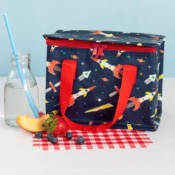 insulated lunch bag - space age rocket insulated lunch bag - space age rocket