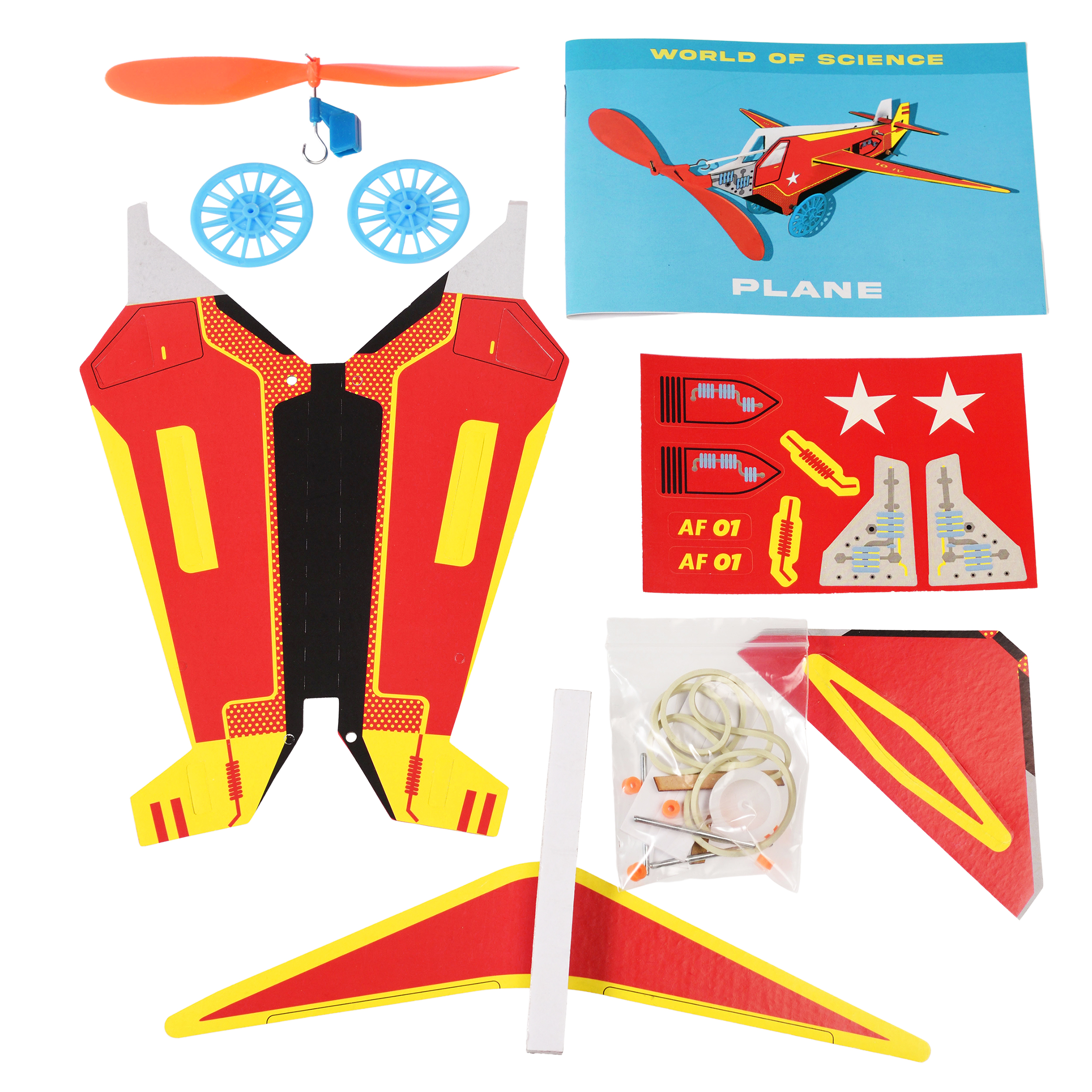 construisez votre propre avion propulsé par un élastique