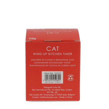 wind-up kitchen timer - cat