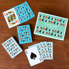 boîte de cartes à jouer (deux jeux)