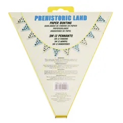 paper bunting (3 metres) - prehistoric land paper bunting (3 metres) - prehistoric land