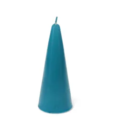 small cone candle - dark blue