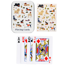 cartes à jouer dans une boîte - dog park