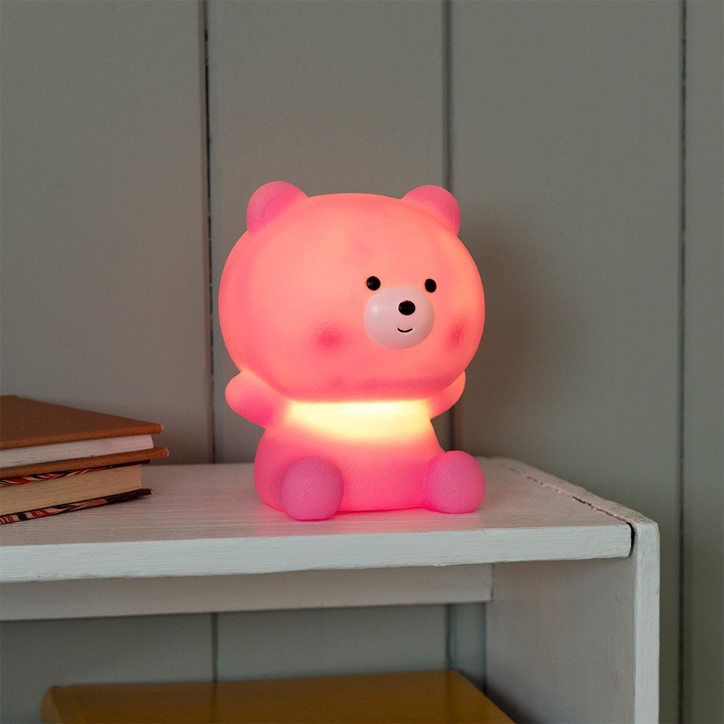 night light - little pink teddy