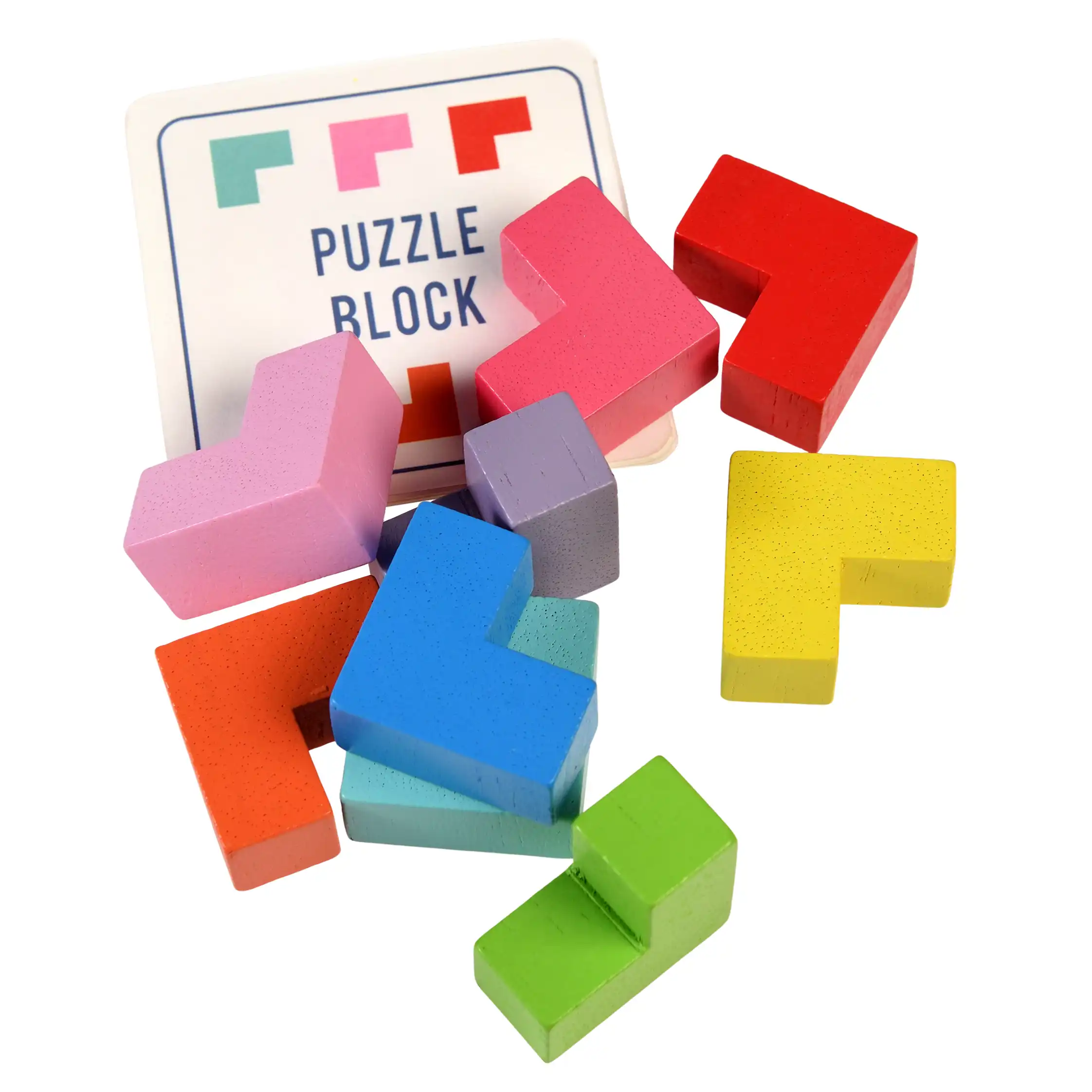 puzzle madera 3d en una lata