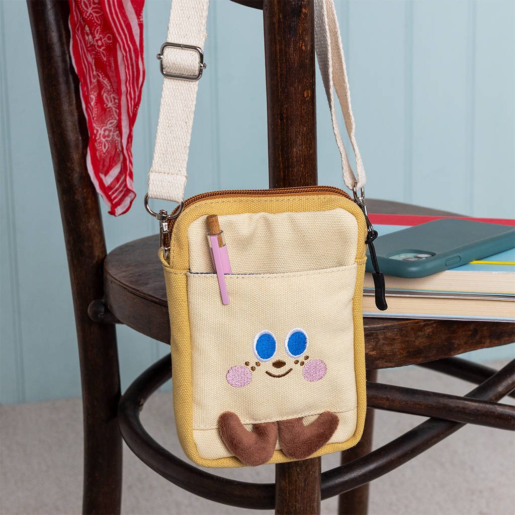 small crossbody bag - toast