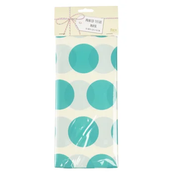 papier de soie spotlight turquoise sur blanc (10 feuilles) papier de soie spotlight turquoise sur blanc (10 feuilles)