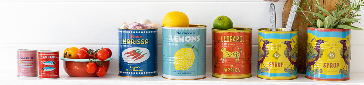 Storage tins