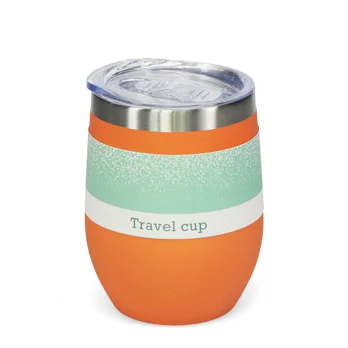 rubber coated travel cup 350ml - orange rubber coated travel cup 350ml - orange