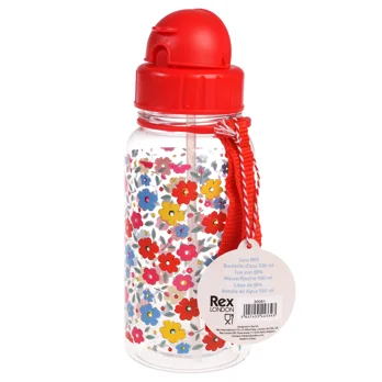 children's water bottle with straw 500ml - tilde children's water bottle with straw 500ml - tilde