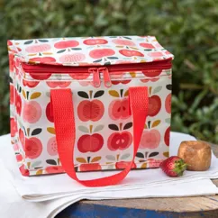 insulated lunch bag - vintage apple insulated lunch bag - vintage apple