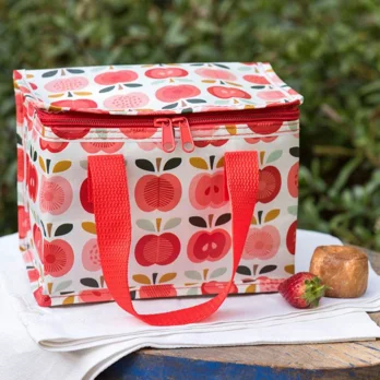 insulated lunch bag - vintage apple insulated lunch bag - vintage apple