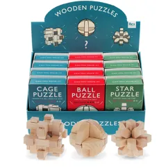 mini-puzzles en bois - assortis mini-puzzles en bois - assortis
