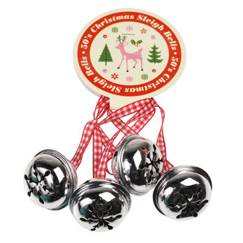 grelots de noël (lot de 4) - 50s christmas