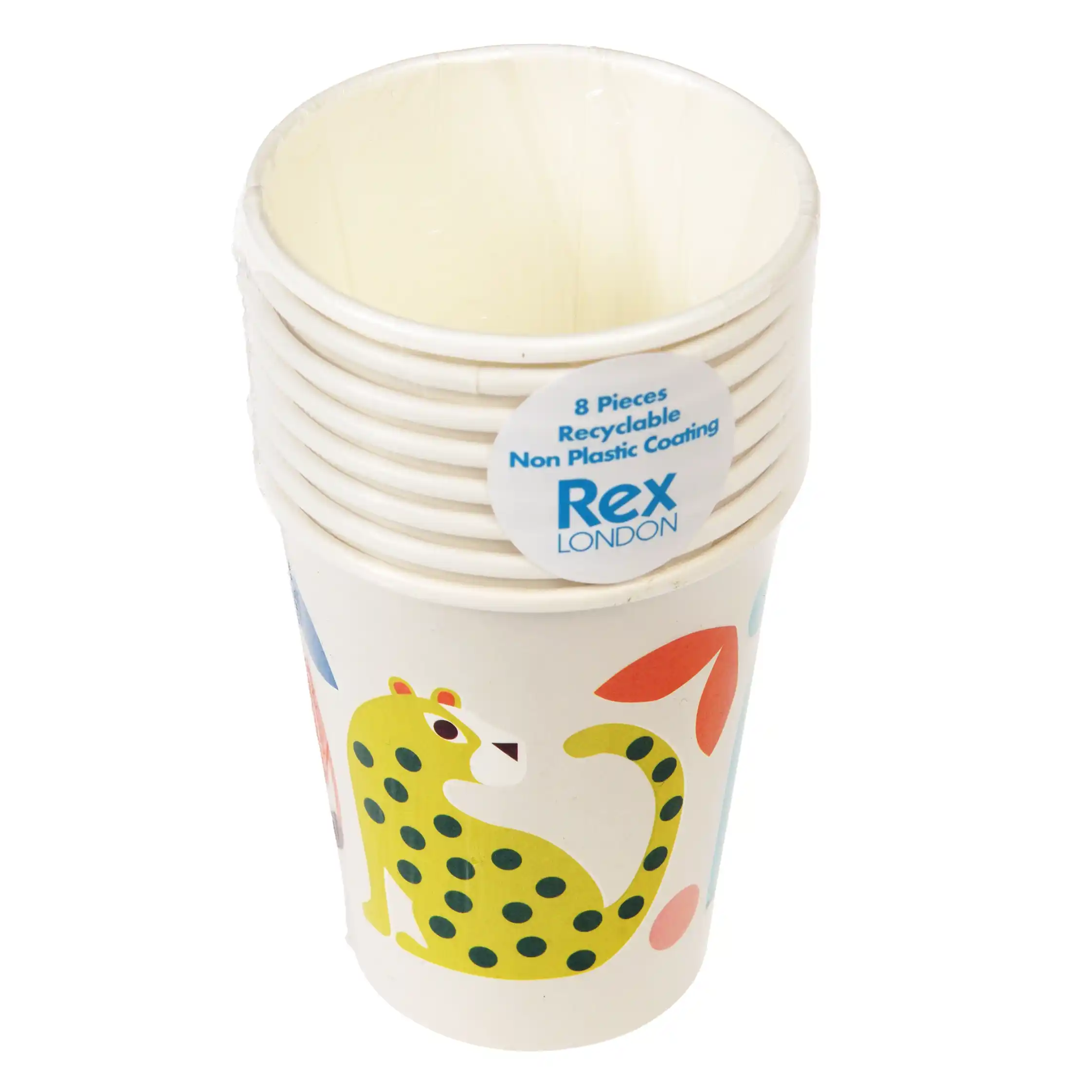 paper cups (pack of 8) - wild wonders