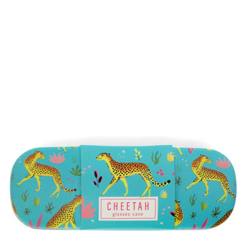 glasses case & cleaning cloth - cheetah
