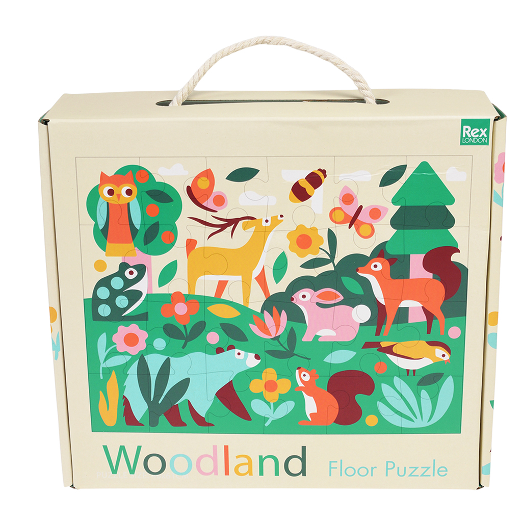floor puzzle (24 pieces) - woodland