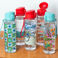 drinks bottle with push button lid 700ml - cyclist