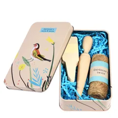 gardener's tools and twine in a tin - your garden gardener's tools and twine in a tin - your garden