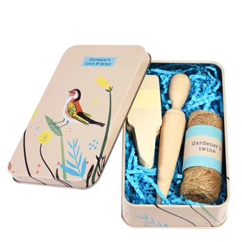 gardener's tools and twine in a tin - your garden gardener's tools and twine in a tin - your garden