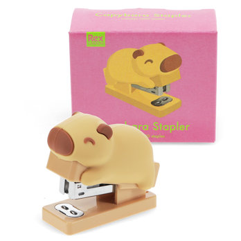mini stapler with 1000 staples - capybara
