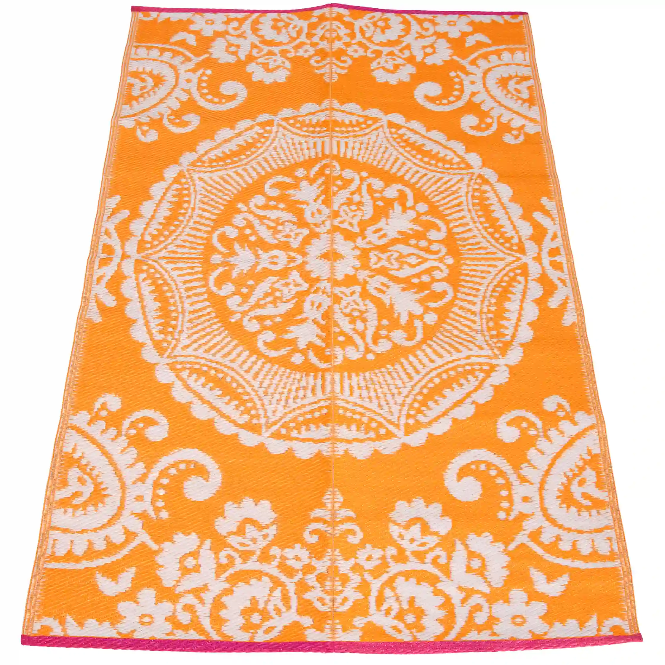 tapis de sol recyclé orange 180x120cm