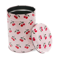 canister storage tin - little cherry