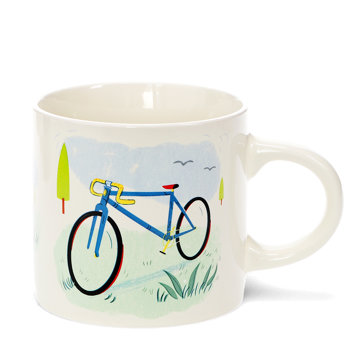 mug en céramique 350ml - cycliste