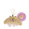 plush bag character charm - fluffy croissant